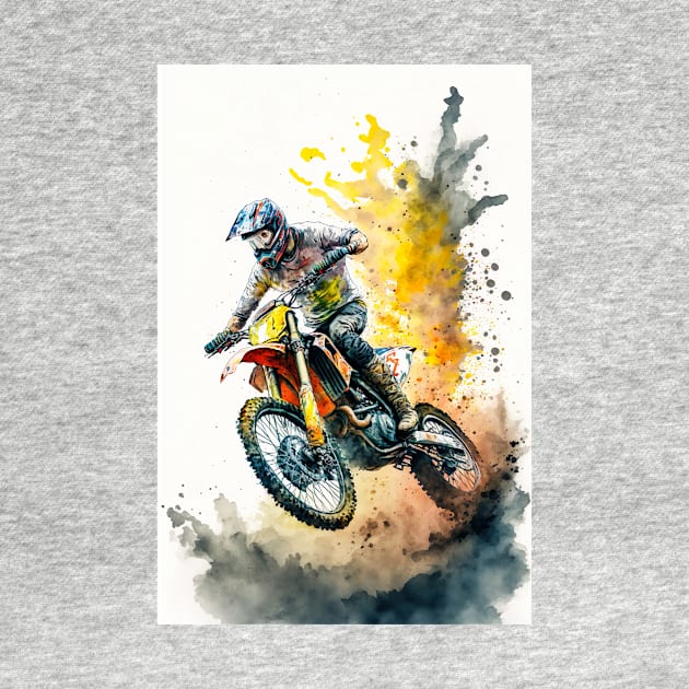 Dirt Bike Anime Style by KoolArtDistrict